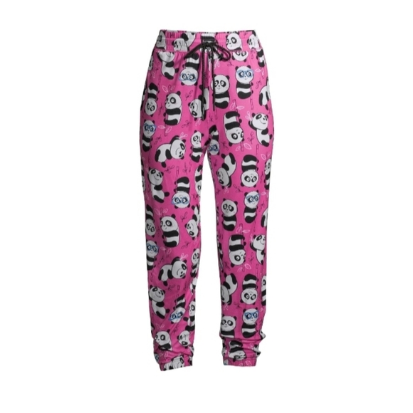 NWT Panda Bear Ladies Sleep Joggers - Picture 3 of 3